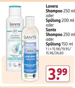 Rossmann Lavera shampoo Angebot