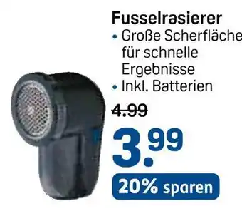 Rossmann Fusselrasierer Angebot