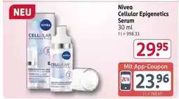 Rossmann Nivea cellular epigenetics serum Angebot
