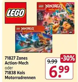 Rossmann Lego 71827 zanes action-mech Angebot