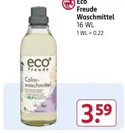 Rossmann Eco freude waschmittel Angebot