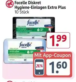 Rossmann Facelle facelle diskret hygiene-einlagen extra plus Angebot
