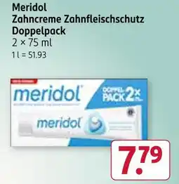 Rossmann Meridol zahncreme zahnfleischschutz doppelpack Angebot