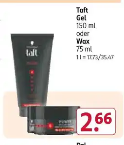 Rossmann Taft gel Angebot