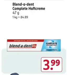 Rossmann Blend-a-dent complete haftcreme Angebot