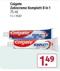 Rossmann Colgate zahncreme komplett 8 in 1 Angebot