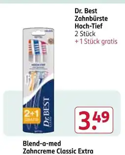 Rossmann Dr. best zahnbürste hoch-tief Angebot
