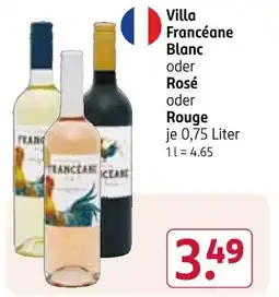 Rossmann Villa francéane blanc Angebot