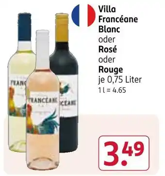 Rossmann Villa francéane blanc Angebot