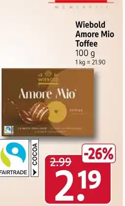Rossmann Wiebold amore mio toffee Angebot