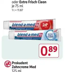 Rossmann Blend-a-med extra frisch clean Angebot