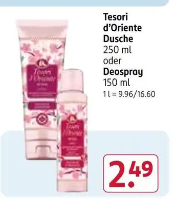 Rossmann Tesori d’oriente dusche Angebot