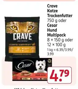 Rossmann Crave katze trockenfutter Angebot