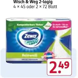 Rossmann Zewa wisch & weg 2-lagig Angebot