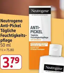 Rossmann Neutrogena anti-pickel tägliche feuchtigkeitspflege Angebot