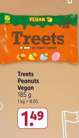 Rossmann Treets peanuts vegan Angebot