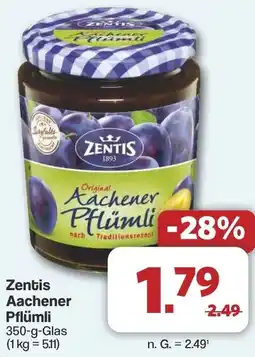 Famila Nord West Zentis Aachener Pflümli Angebot