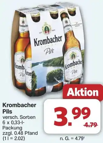 Famila Nord West Krombacher Pils Angebot
