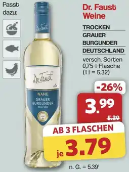 Famila Nord West Dr. Faust Weine Angebot