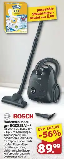 Famila Nord West BOSCH Bodenstaubsauger BGDS2BA1 Angebot