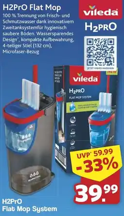Famila Nord West Vileda H2PrO Flat Mop System Angebot