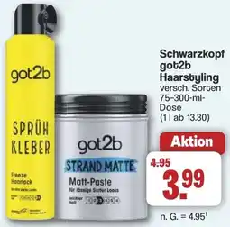 Famila Nord West Schwarzkopf got2b Haarstyling Angebot