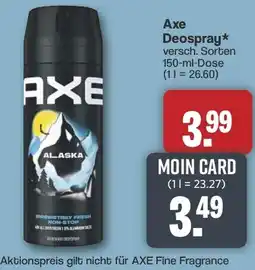 Famila Nord West Axe Deospray Angebot