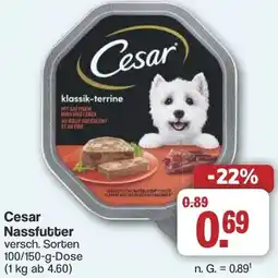 Famila Nord West Cesar Nassfutter Angebot