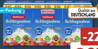 Aldi Süd Milsani Schlagsahne XXL Angebot