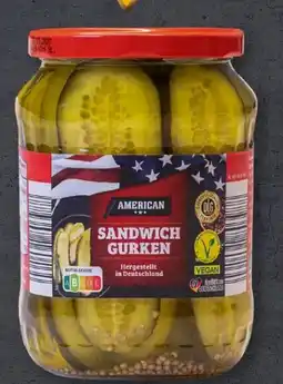 Aldi Süd American Sandwichgurken vegan Angebot