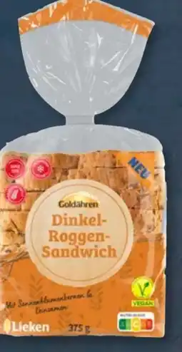 Aldi Süd Goldähren Dinkel-Roggen-Sandwich Angebot