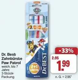 Famila Nord West Dr. Best Zahnbürste Paw Patrol Angebot