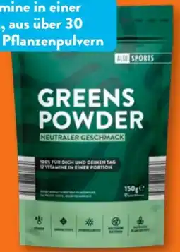 Aldi Süd Aldi Sports Greens-Powder Angebot