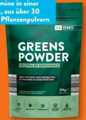 Aldi Süd Aldi Sports Greens-Powder Angebot
