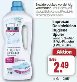 Famila Nord West Impresan Desinfektion Hygiene Spüler Angebot