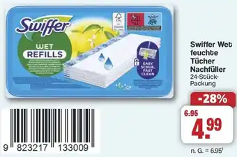 Famila Nord West Swiffer Wet feuchte Tücher Nachfüller Angebot