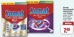 Famila Nord West Somat Geschirrspülmittel-Tabs oder Pulver Angebot
