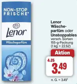 Famila Nord West Lenor Wäscheparfüm oder Unstoppables Angebot