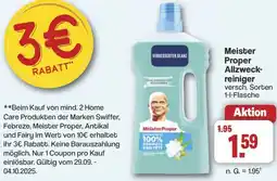 Famila Nord West Meister Proper Allzweckreiniger Angebot