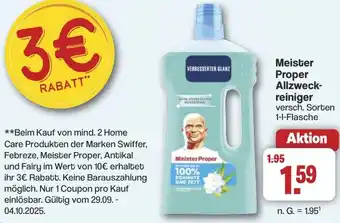 Famila Nord West Meister Proper Allzweckreiniger Angebot