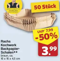 Famila Nord West Rachs Kochwerk Backpapier Schalen Angebot