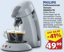 Famila Nord West PHILIPS Kaffeeautomat Senseo HD6553/70 Angebot
