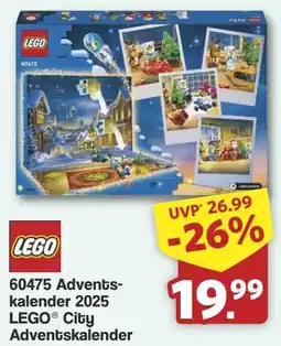 Famila Nord West LEGO 60475 Adventskalender 2025 LEGO City Adventskalender Angebot