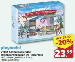 Famila Nord West playmobil 71952 Adventskalender: Weihnachtsbacken im Reitercafé Angebot