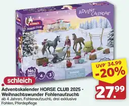 Famila Nord West Schleich Adventskalender HORSE CLUB 2025 - Weihnachtswunder Fohlenaufzucht Angebot