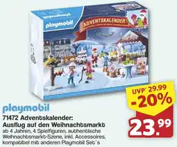 Famila Nord West playmobil 71472 Adventskalender: Ausflug auf den Weihnachtsmarkt Angebot