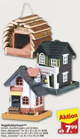 Famila Nord West Vogelfutterhaus Angebot