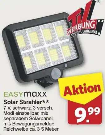 Famila Nord West EASYMAXX Solar Strahler Angebot