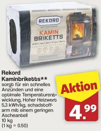 Famila Nord West Rekord Kaminbriketts Angebot