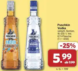 Famila Nord West Puschkin Vodka Angebot